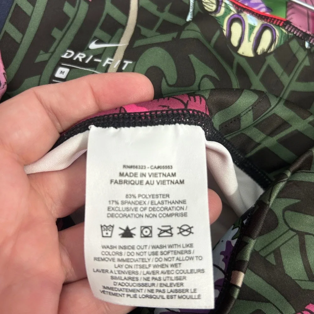 Nike Dri Fit Womens Floral Print Icon Clash One Leggings Size M‎